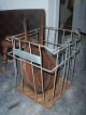 Old Metal Carnation Farms Milk Crate - Heavy Milk Crate W/ Handles Primitives photo 9