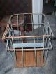 Old Metal Carnation Farms Milk Crate - Heavy Milk Crate W/ Handles Primitives photo 4
