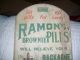 Very Hard To Find Ramon ' S Brownie Pills Wood Thermometer - Primitives photo 1