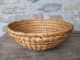 Antique 19th C.  Pa Coiled Rye Straw 12 1/2 