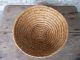 Antique 19th C.  Pa Coiled Rye Straw 12 1/2 