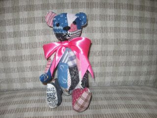 Handmade Teddy W/ Jointed Arms And Legs photo