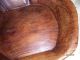 Antique Primitive Hand Hewn/carved Wood Dough Bowl Solid Heavy Wood Primitives photo 5