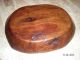 Antique Primitive Hand Hewn/carved Wood Dough Bowl Solid Heavy Wood Primitives photo 6