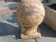 Antiqued Aged Jefferson Garden Round Ball Decorative Terra Cotta Stone 10 