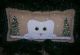 Primitive Christmas Winter Painted Shelf Sitter Pillow Wallhanging Cat In Snow Primitives photo 2