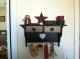 Primitive,  Americana,  Country,  Farmhouse Small Shelf Gathering With Drawers Primitives photo 1