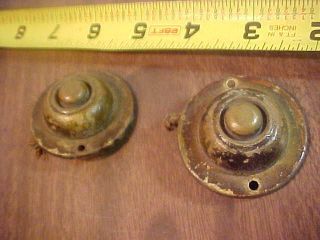 Vintage Brass Door Bell Buttons photo
