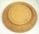 Antique Breadboard Wood Hand Carved Primitive Round Bread Board Kitchenalia 11 