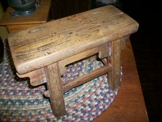 Early Wooden Stool / Mortise & Tenon Joint photo