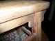 Early Wooden Stool / Mortise & Tenon Joint Primitives photo 2