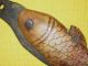 Antique Primitive Incredible Beauty Wood Carved Fish. . .  Knife. . .  Patina / Or Primitives photo 6
