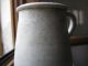 1800s Antique Saltglazed Farm Pitcher Creamer Jug Confit Pottery Crock Pot Old Primitives photo 9