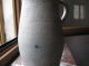 1800s Antique Saltglazed Farm Pitcher Creamer Jug Confit Pottery Crock Pot Old Primitives photo 10