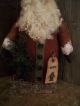 Primitive Standing Santa Doll == 15 X 10 In.  == Primitives photo 2