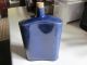 Great Old Antique Enamelware Flask - Canteen - - Cobolt Blue Primitives photo 2