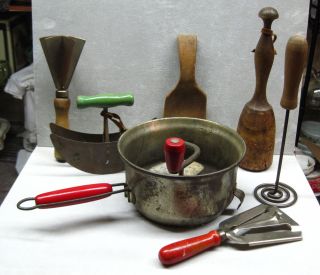 7 Antique Kitchen Tools Utensils photo
