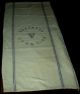 Antique 1800s Railroad Seamless Feed Flour Grain Sack Homespun Fabric Vafo Primitives photo 2