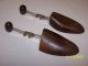 Antique Wooden Cobbler Shoe Molds Hand Tool Form Stretchers Adult Sz 4 Child 5c Primitives photo 6