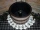 Nutcracker Wood Bucket Set Black Tan Crackle Berry Pine Farmhouse Decor Gift Primitives photo 3