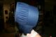 Antique Primitive Vintage Old Dark Blue Patty Paypal Size Amish Hat Bonnet Primitives photo 4