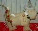 Primitive Scotty Dog Christmas Grungy Santa Paws Ming Pine Rusty Bell Safety Pin Primitives photo 1