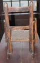 Child ' S 18th C Maine Slat Back Chair Red Paint Great Attic Surface Nr Primitives photo 5