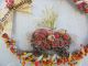 Primitive Hay Wagon Pumpkin Berry Thanksgiving Harvest Fall Door Greeter/wreath Primitives photo 1