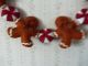 Primitive Penny Rug Garland Christmas Gingerbread & Peppermints Great Gift Primitives photo 3