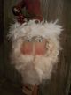 Primitive Santa Head Bobbin == Curled Hat Doll == 13 X 6in.  == Primitives photo 3