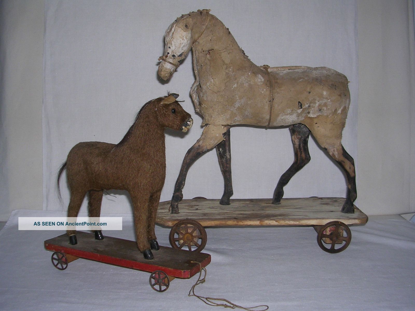 A Child ' S Pull Toy Horse,  Circa 1900 Primitives photo