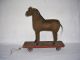 A Child ' S Pull Toy Horse,  Circa 1900 Primitives photo 5