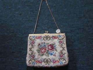 Great Old 60 ' S Tapestry Ladies Evening Bag photo