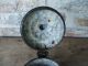 Antique 19th C.  Large Enamelware Coffee Pot Light Blue Swirl Sponge Graniteware Primitives photo 7