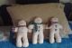 Three Cute Chenille Xmas Primitive Snowmen Snowman Primitives photo 2