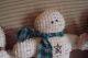 Three Cute Chenille Xmas Primitive Snowmen Snowman Primitives photo 4