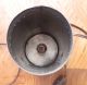 Primitive Country Style Lamp Metal Tube With Flower Design Small Lightbulb Primitives photo 2