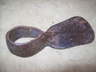 Vintage Cast Iron Grubbing Hoe / Old Farm Tool / Signed Kelly photo