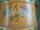 Vintage Folk Art Hand Painted Northwoods Sugar Bucket Firkin Lodge Decor Primitives photo 5