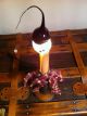 Primitive Electric Wooden Candle Stick With Rubber Star Bulb Primitives photo 3