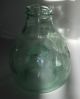 Antique Glass Fly Trap.  Old Fly Catcher.  Green Color Primitives photo 2