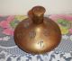 Lovely Vintage Old School Brass And Wood Recess Hand Bell Magnificent Ring Sound Primitives photo 5