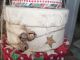 Vintage Inspired Stacking Christmas Pantry Boxes - - Set Of 3 Primitives photo 2