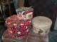 Vintage Inspired Stacking Christmas Pantry Boxes - - Set Of 3 Primitives photo 4
