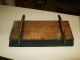 Antique Primitive Country Farm Doll Baby Wood Cradle W/ Homemade Quilt Primitives photo 5