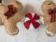 Prim Penny Rug Garland Christmas Grubby Gingerbread & Peppermints Great Gift Primitives photo 4