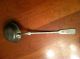 Vintage Early 1900 ' S German Pewter Soup Ladle With Great Primitive Look Primitives photo 2