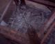 2 Old Primitive Ladder Back Mission Style Chairs Splint Reed Seat Milk Paint Primitives photo 10