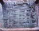 2 Old Primitive Ladder Back Mission Style Chairs Splint Reed Seat Milk Paint Primitives photo 3