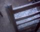 2 Old Primitive Ladder Back Mission Style Chairs Splint Reed Seat Milk Paint Primitives photo 6